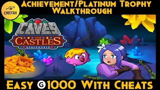 Caves and Castles: Underworld - Achievement / Platinum Trophy Walkthrough *WITH CHEATS!*