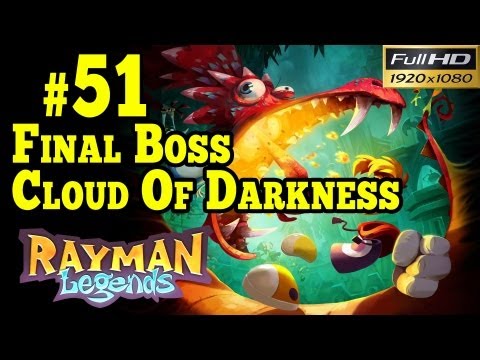 Rayman Legends Walkthrough - Olympus Maximus Part 51 Final Boss Cloud Of Darkness 1080p