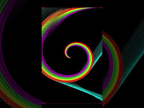 Spiral Rainbow Symmetrical Morph