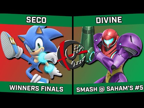 Seco (Sonic) vs Divine (Samus) - Smash @ Saham's #5 - Winners Finals