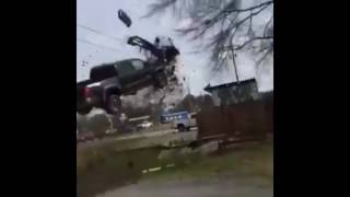 Them Dukes, Them Dukes..Tacoma Car chase ends in Crazy high jump - Dukes of Hazzard style !