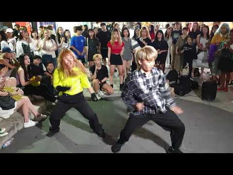 《ATEEZ_HalaHala》20190816_214445#RedCrew(레드크루)공연 #한은비&#이현진 에이티즈#할라할라 홍대버스킹 #SnowHorse