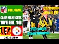 Cincinnati Bengals vs Pittsburgh Steelers FULL GAME [WEEK 16] | NFL Highlights 2023