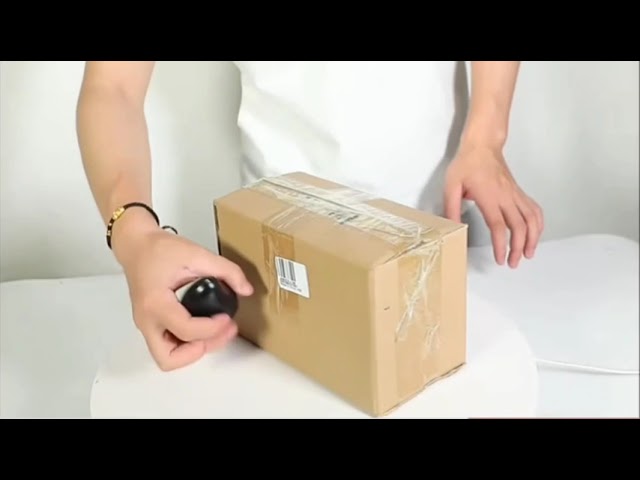 ختم دوار حماية خصوصية وتشويش البيانات مع شفرة مشرط مدمجة لون أبيض