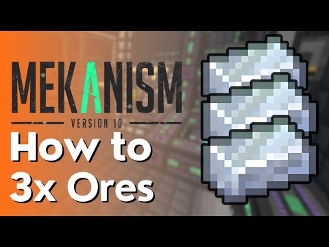 Mekanism - 3X Ore Processing Complete Tutorial