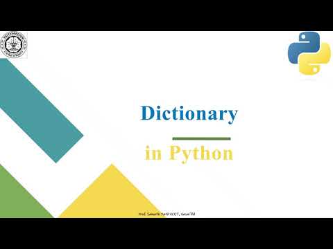 10 Dictionary in Python Part 1