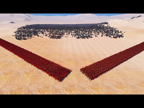 2,000 SPARTANS Vs 16,000 DWARVES ULTIMATE EPIC BATTLE SIMULATOR UEBS