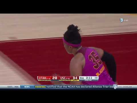 Women's Basketball: USC 53, Utah 52 - Highlights 2/22/18