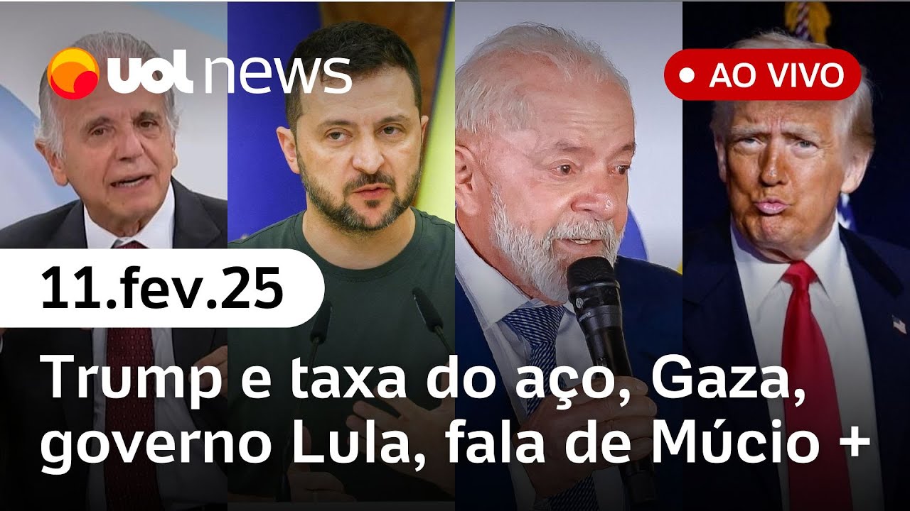 Trump taxa aço e afeta o Brasil; reação do governo Lula a ranking de corrupção, calor e+ | UOL News