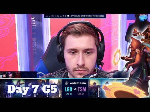 LGD vs TSM | Day 7 Group C S10 LoL Worlds 2020 | LGD Gaming vs TSM - Groups full game