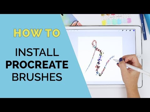 How to install Procreate brushes