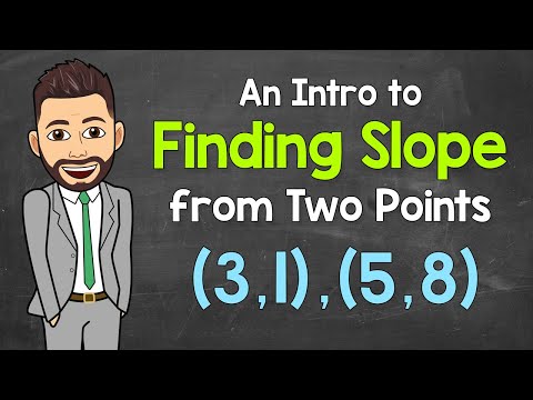 An Intro to Finding Slope from Two Points | Math with Mr. J