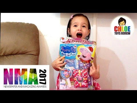 Peppa Pig Magazine with toys set for kids 😍 coloring book playset english episodes issue #96