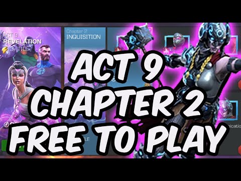 Act 9 Chapter 2 Free To Play Completion - Corrupted Jane Lotan Boss - Marvel Contest of Champions