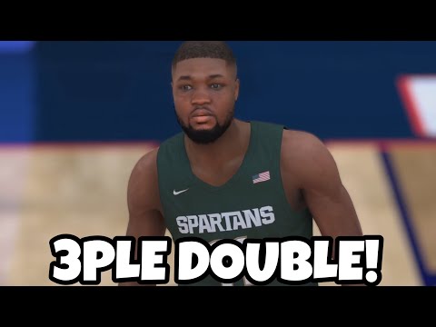 NBA 2K21 My Career Ep 7 - 1st TRIPLE DOUBLE in College!!