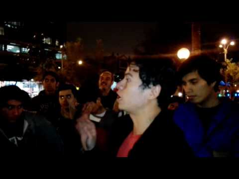 ROJO vs MCGARROZ - BATALLA DE RAP PARQUE KENNEDY