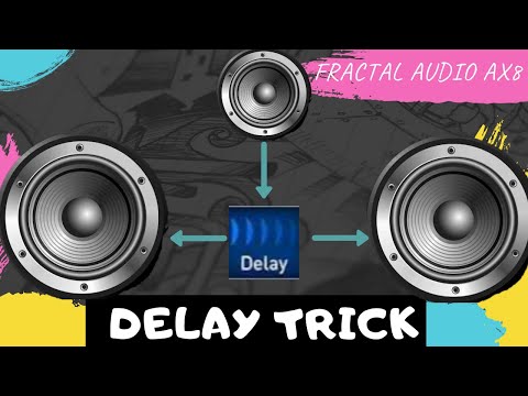 Wide Stereo Effect for Guitar using Delay (Fractal Audio AX8)