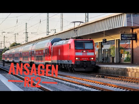 Ansagen aus dem RE 2 Rhein-Haard-Express