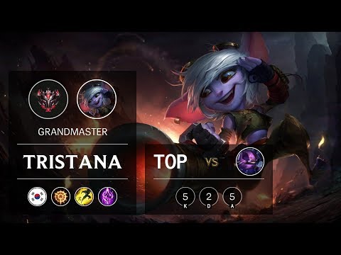 Tristana Top vs Kennen - KR Grandmaster Patch 9.14