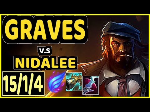 SKEANZ (GRAVES) vs NIDALEE - 15/1/4 KDA JUNGLE GAMEPLAY - EUW Ranked GRANDMASTER