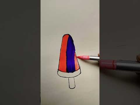 ice cream drawing so tasty 😋#short
