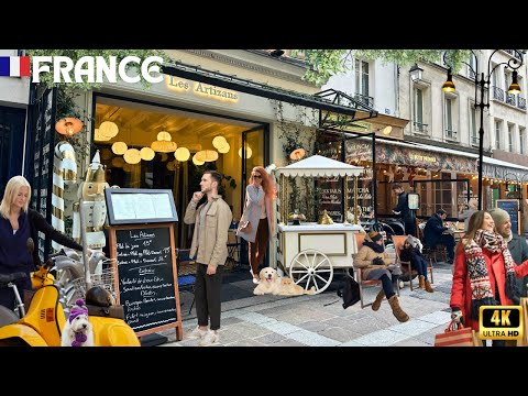 21 January 2026 PARIS 🇫🇷 FRANCE 4K HDR WALK PARIS MORNING WALK STREET CITY TOUR NATURAL CITY SOUNDS 