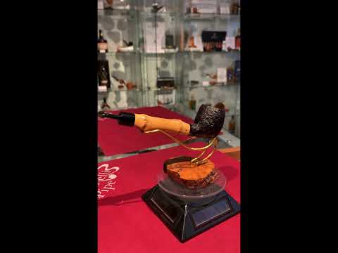 Pipa Dunhill Shell con bambù 41011 anno 1983 by Paronelli Pipe - www.paronellipipe.com