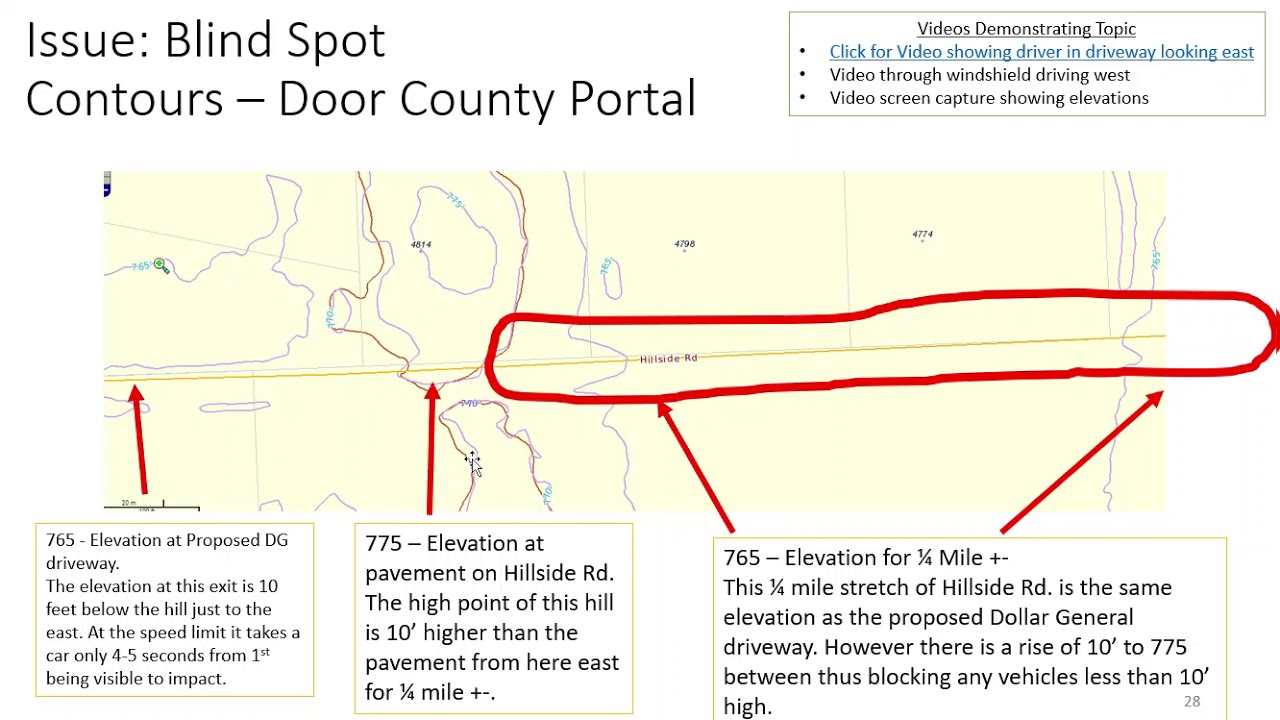 16 Blind Spot   Elevations and Contours