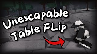 The New UNESCAPABLE Table Flip Tech || #thestrongestbattlegrounds #tsb #strongestbattlegrounds