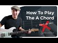 How to Play the A Chord | Guitar for Beginners