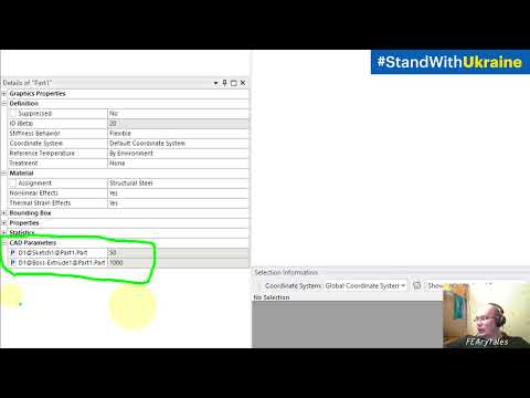 Review of Ansys Workbench CAD capabilities. 04.4 Work with General CAD`s. Parameters