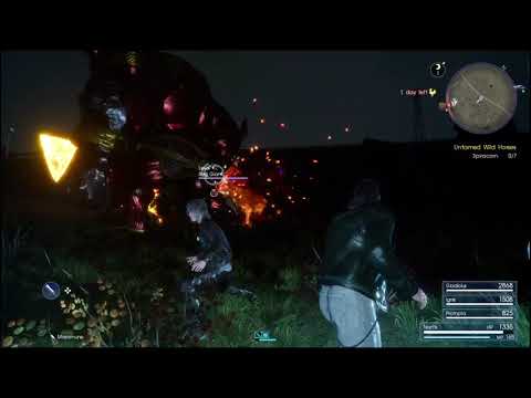 FINAL FANTASY XV when a red giant gives zero fucks