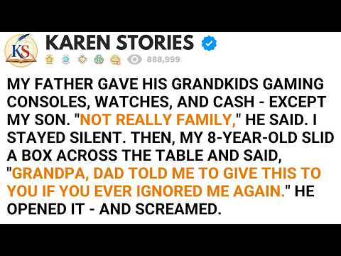 My Father Gave Gaming Consoles and Cash to All His Grandkids—Except My Son. What He Got in Return