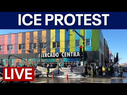 ICE protest on Lake Street in Minneapolis [RAW]