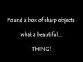 Lyrics The Used - A Box Full Of Sharp Objects
