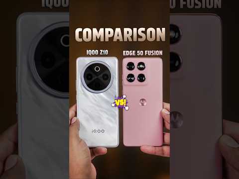 Moto Edge 60 Fusion vs IQOO Z10 🔥 Full Comparison! #shorts #moto #iqoo