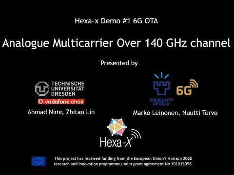 Hexa-X Demo 1- "Analogue Multicarrier Over 140 GHz channel"