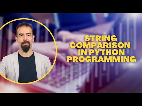 49 String Comparaison In Python Programming