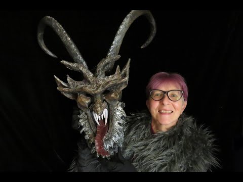 Krampus Mask DIY free Pattern