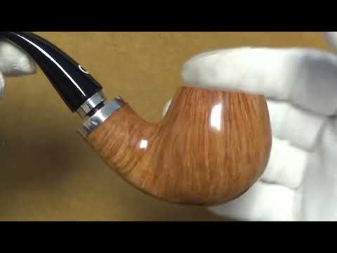 Pipa Il Ceppo gruppo 4 con doppia vera in argento - Bent Apple (CE115)