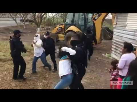 SSP desaloja a familias invasoras en Laguna Real, Veracruz