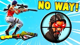 Epic Rocket Ride Sniper Shot!! 😱 (Fortnite Battle Royale Funny Moments)