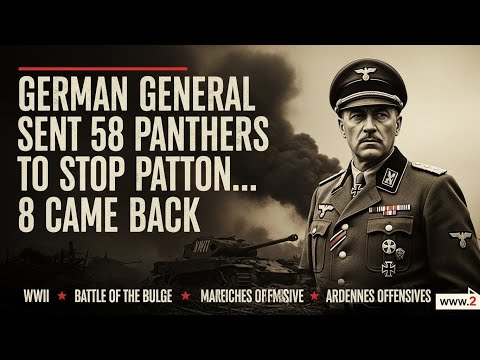 “A German General Deployed 58 New Panther Tanks—Only 8 Survived Patton”