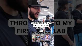 Throwback to when I picked up my FIRST EVER TAG Slabs!! #pokemon #pokemoncards