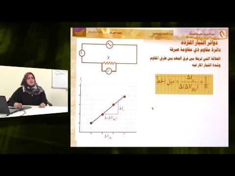 الفيزياء - الصف الثانى عشر - دوائر التيار المتردد 1