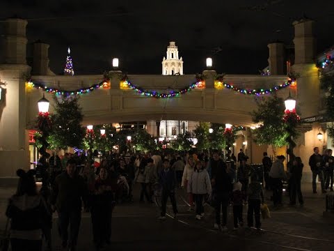 Buena Vista Street Christmas Decorations California Adventure