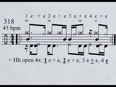 Jan Prins Hi-hat Integration Nr 318, 4/4, 45 bpm