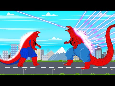 SPIDER GODZILLA vs Evolution of SHIN GODZILLA: Super Epic Battle | Who Is Stronger ?