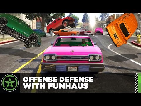 Let's Play - GTA V - Offense Defense with Funhaus (#4)