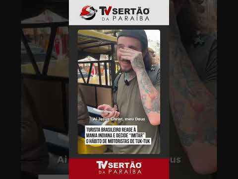 Brasileiro na Índia: Turista encara motoristas de tuk-tuk em 